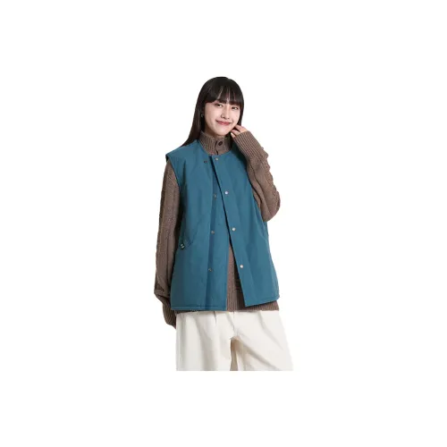 ODDCIRKUS Medium Blue Unisex Gilets (ODDCIRKUS Средне-голубой унисекс жилеты)