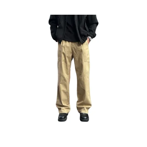 ENTONG Хаки Унисекс Повседневные Штаны