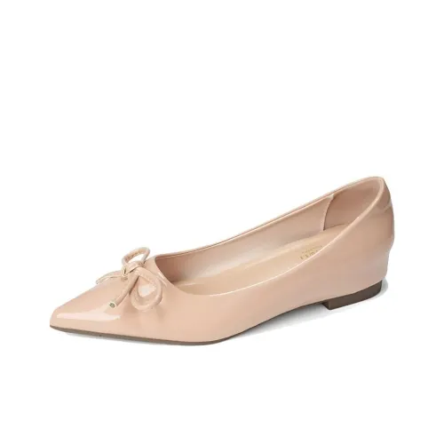 Lan Miao Женские повседневные туфли цвет телесный женские