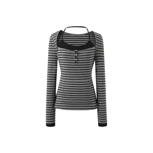 YINLEI Стандартная длинная рубашка с длинным рукавом женская