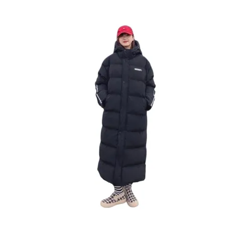 OURUOKE Черный Женский Пуховик