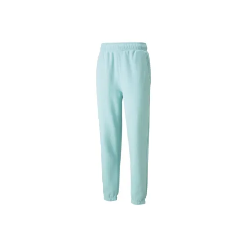 PUMA First Pick Повседневные брюки Мужские Зеленый Розовый