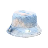 Синий и белый тай-дай