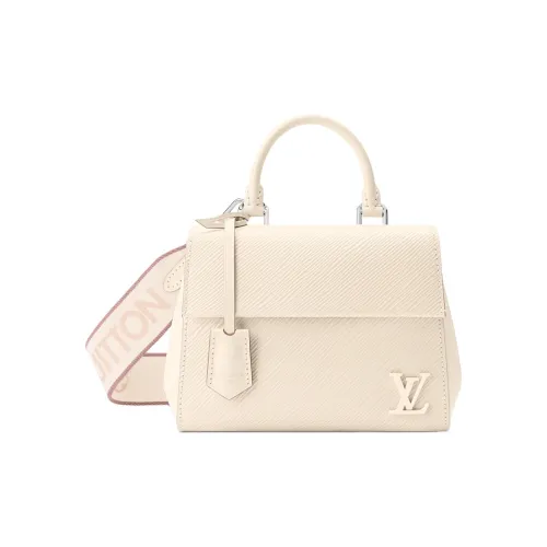 LOUIS VUITTON Cluny Сумка из кожи EPI Мини Женская Белая