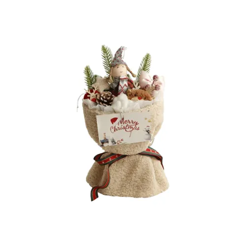 CANEXT Лось Букет Рождество Eve Куклы Плюшевая кукла 32 см Длина тела