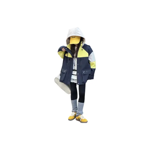 Because No Темно-синий KIDS Утеплённые куртки