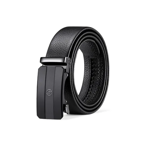 AOKANG Ремни из натуральной коровьей кожи мужские 3,5 см