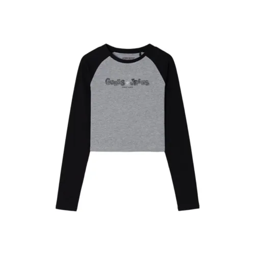GUESS Черные Женские T-рубашки