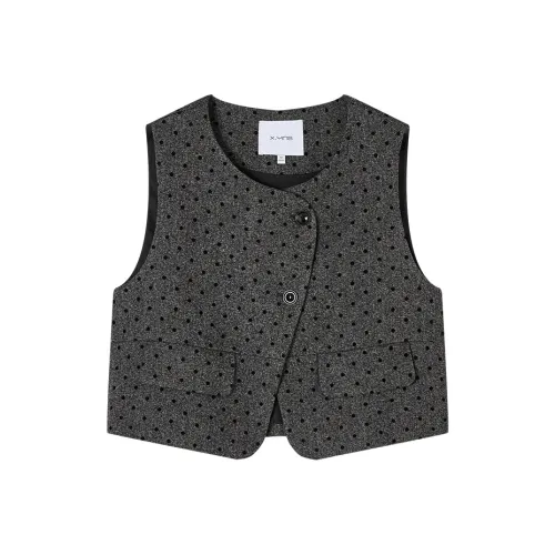 XIANGYING Темно-серый Женский жилет