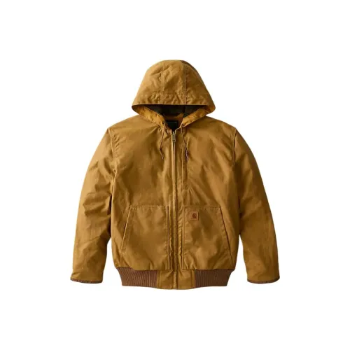 Carhartt 106977 FW25 Свободный крой Воскованный хлопок Активный Jac 1 Теплый рейтинг Куртки Пальто Свободный крой Уровень 1 Термический Мужской