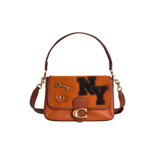 COACH Tabby Коровья кожа Сумка Средний Женские Апельсин