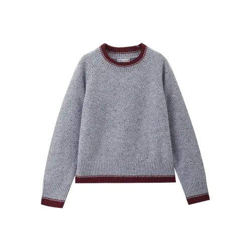 Giordano 03 Фотиния Серый и Бургунди Женский Трикотаж