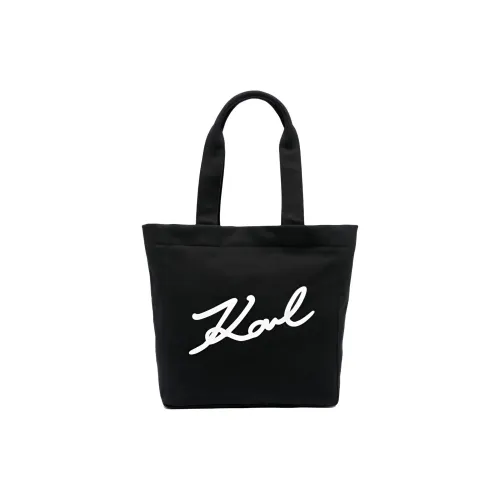 Karl Lagerfeld Холст Одно Плечо Сумка Женская Черная