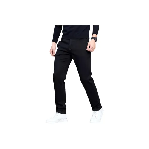 JIE STUDIO Черные Унисекс Джинсы