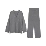 Комплект одежды (Серый топ + Штаны)