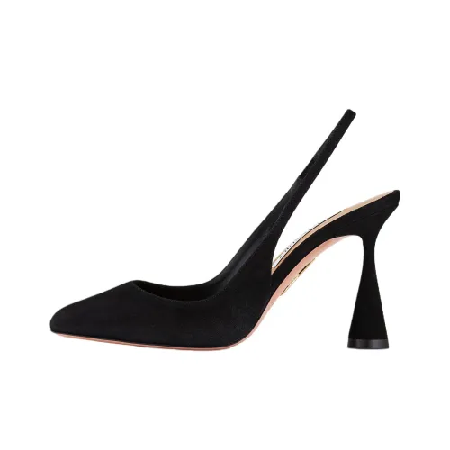 AQUAZZURA AMORE Песочные часы Высокие каблуки 10,5 см Женские Черный