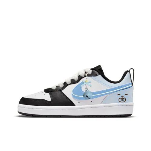 Nike Court Borough Bell Heartbeat Cute Low Top Скейтборд Кроссовки Женские Молочно-Синий