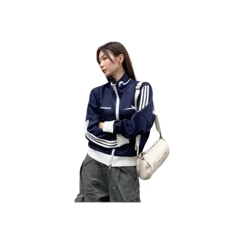 COVER TIME Темно-синий синий пальто женские куртки