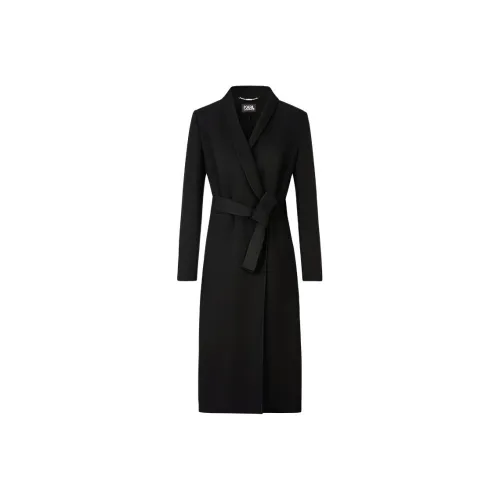 Пальто KARL LAGERFELD Женское Черное