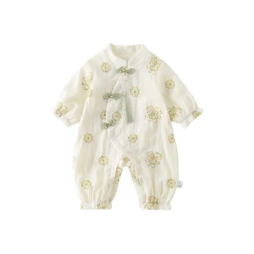 XiaoJinBu Экрю Детские Комбинезоны / Ползунки