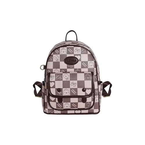 CAREELL ПУ (полиуретан) Рюкзак Женские Кофе