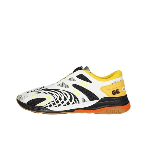 GUCCI Ultrapace R Легкий Низкий Топ Повседневная Обувь Мужская Белый Желтый