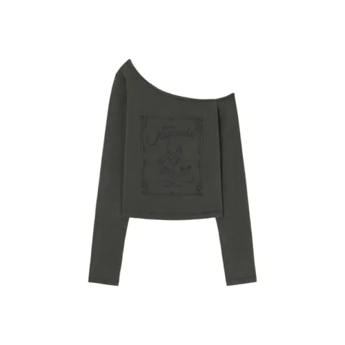 GUESS Темно-серые женские футболки T