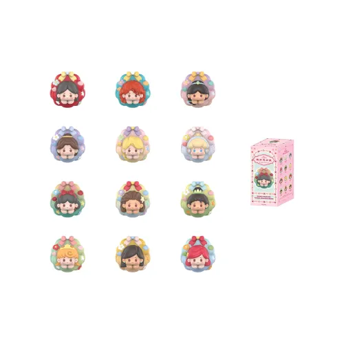 Микро Dimension Disney Princess Венок Коллекция Магнит для холодильника Слепые коробки Полный набор 12 шт