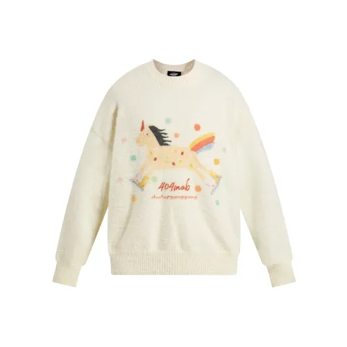 404MOB GANG Экрю Женская Трикотажная