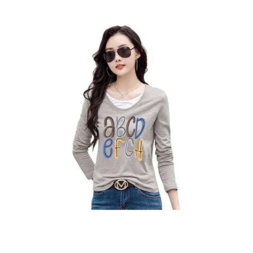 SIXUSICHOU Стандартная T-рубашка Женская