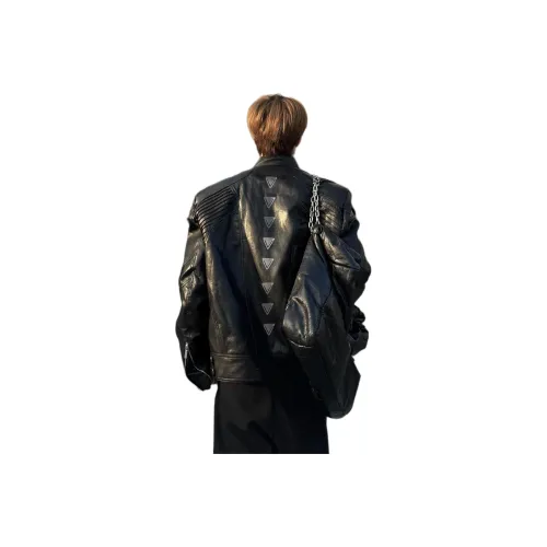 NEVER RULE Кожа Куртка Унисекс