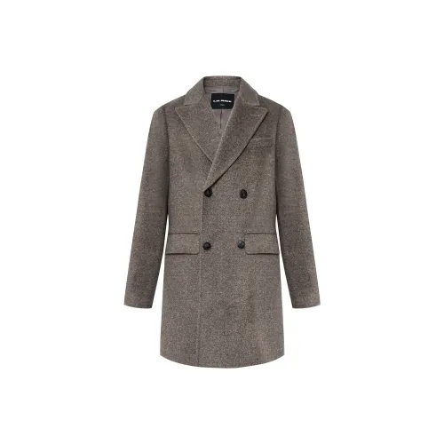 LESS IS MORE Кофе G5DYR0081Y Мужское пальто