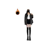 Черный с флисовой подкладкой