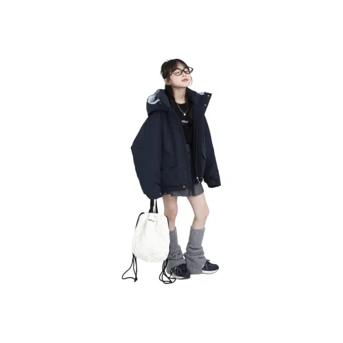 SAIQI Темно-синий школьный топ