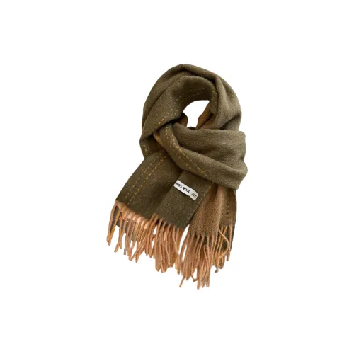 STUFFER Чистая шерсть Вязаные шарфы Унисекс