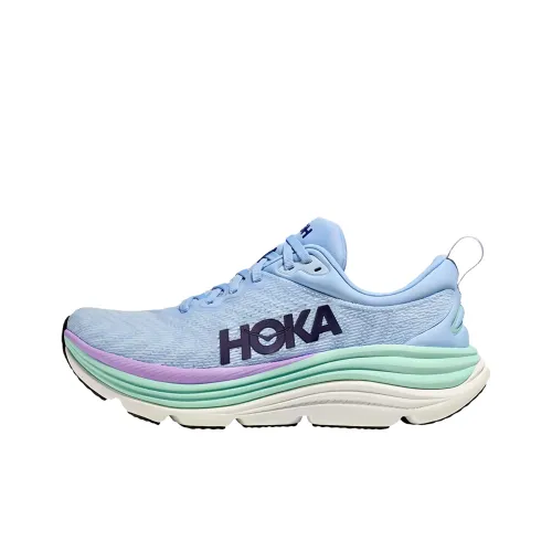 HOKA ONE ONE Gaviota 5 Slip-resistant Abrasion-resistant Low-top Беговые кроссовки Женские Blue