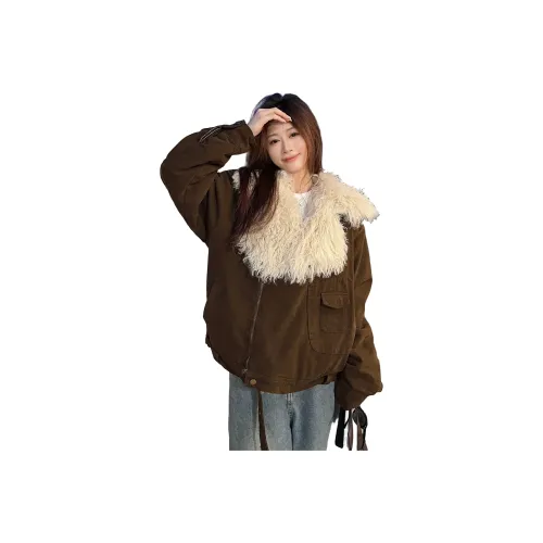 GEZITAI Кофе Женские пуховики