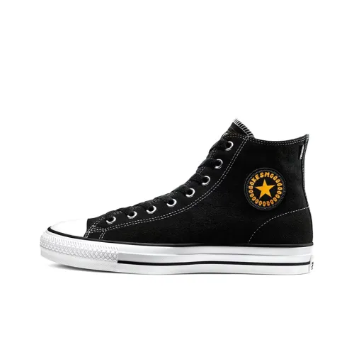 Converse Chuck Taylor All Star Износостойкие Высокие Кеды Унисекс Черные Желтые