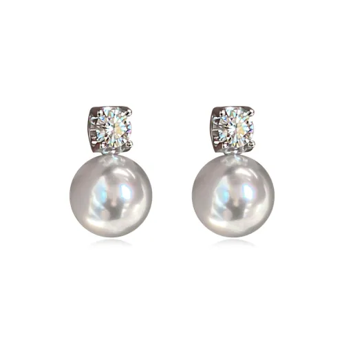 ONEKISS Серьги-гвоздики из меди с золотым покрытием женские