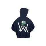 Темно-синий с флисовой подкладкой, маски для лица в стиле панк, белый