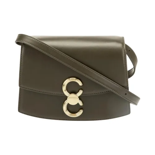 CAFUNE Сумка через плечо из кожи маленькая женская зеленая