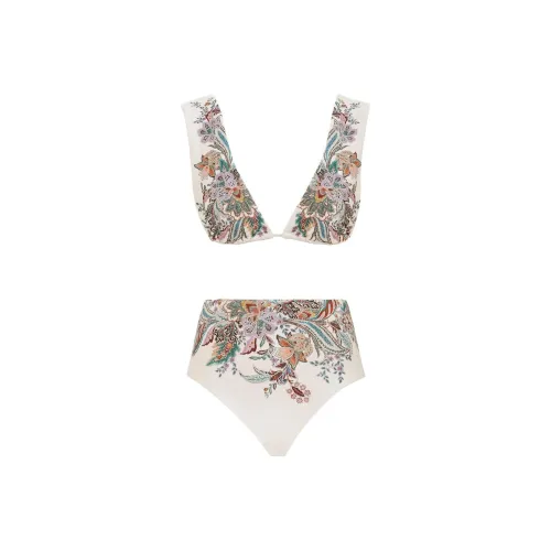 Zimmermann SS25 Ocean Collection Купальный костюм Комплект Женская Белая