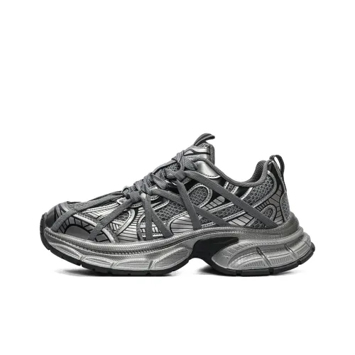 JSWEI Низкий топ толстая подошва кроссовки мужские