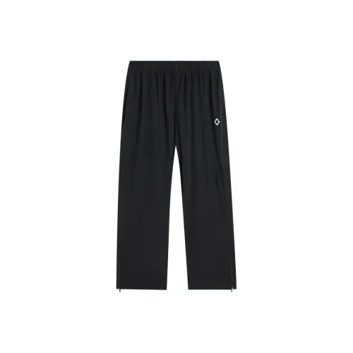 RIGORER Pure Black Unisex Casual Pants