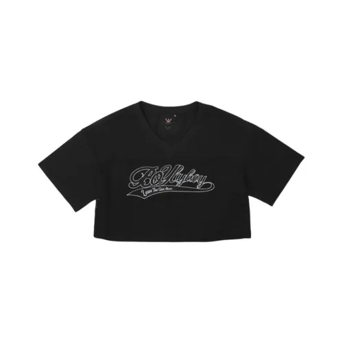 BOY BY BOY Черный Женские Короткие Топы
