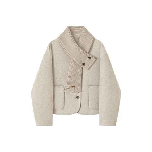 TOUCH Овсяное Женское Короткое Пальто