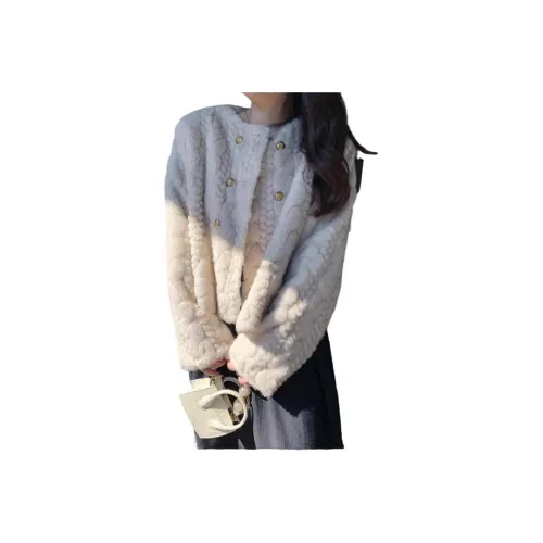 FLIM Белый Женские Бархатные Куртки