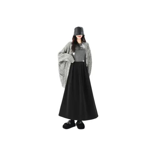 JECCI FIVE Повседневный Длинный Юбка Женские