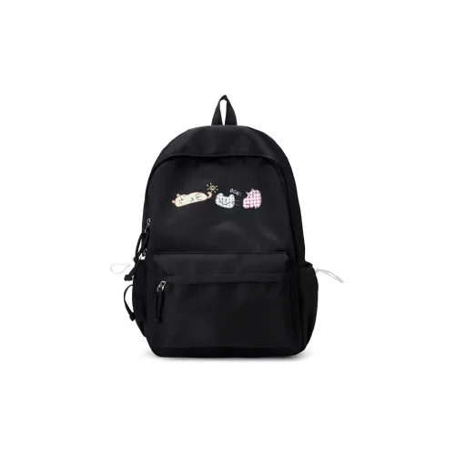 BRABOSTON Nylon Backpack Standard Unisex Black White Blue Green Purple