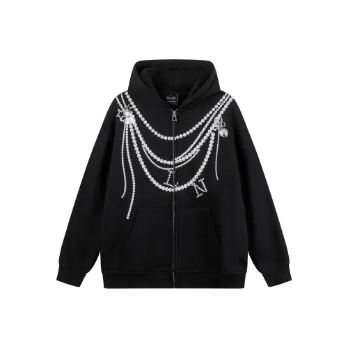 LEO NERI Черный Унисекс Свитшоты